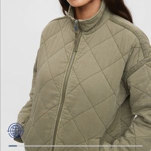 Gap Quilted Bomber Jacket- S